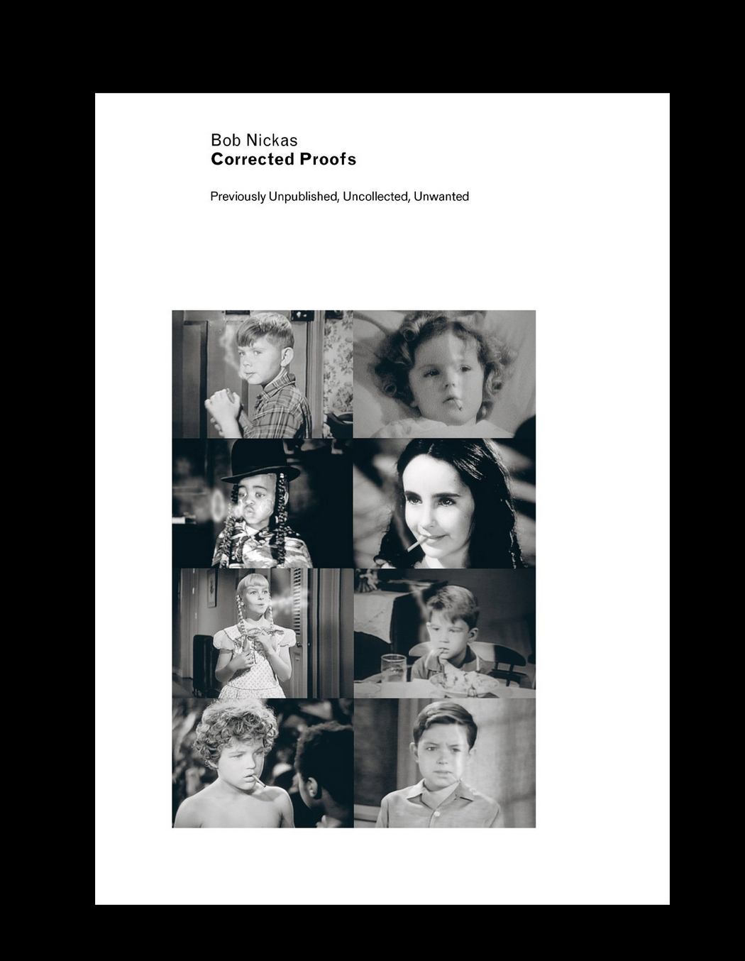  - BOOKLAUNCH ! with Bob Nickas – ‘Corrected Proofs. Previously Unpublished, Uncollected, Unwanted’